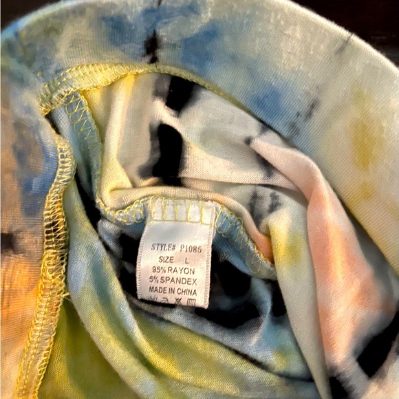 2/$45 Hippie Style Tie dye lightweight slacks - Picture 2 of 5